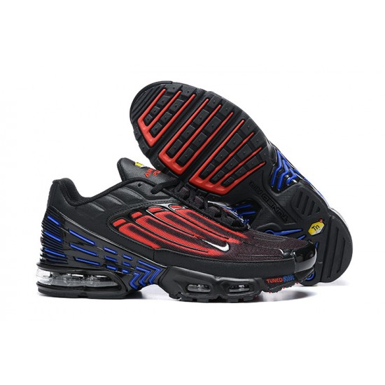 Hombre Nike Air Max Plus 3 Rojo Negro FN7806-001 Zapatillas De Deporte