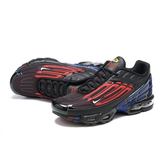 Hombre Nike Air Max Plus 3 Rojo Negro FN7806-001 Zapatillas De Deporte