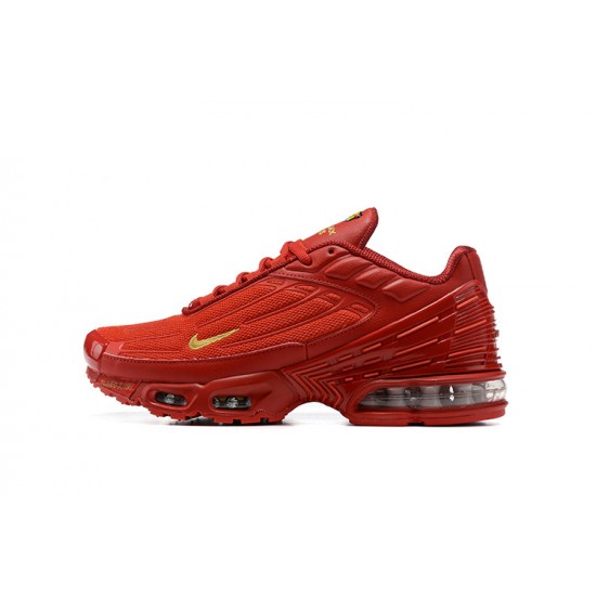 Hombre Nike Air Max Plus 3 Rojo CK6715-600 Zapatillas De Deporte