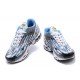 Hombre Nike Air Max Plus 3 Blanco Azul y Gris Zapatillas De Deporte