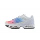 Hombre Nike Air Max Plus 3 Blanco Azul y Rosa Zapatillas De Deporte