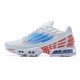 Hombre Nike Air Max Plus 3 Blanco Azul y Rojo Zapatillas De Deporte