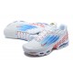 Hombre Nike Air Max Plus 3 Blanco Azul y Rojo Zapatillas De Deporte