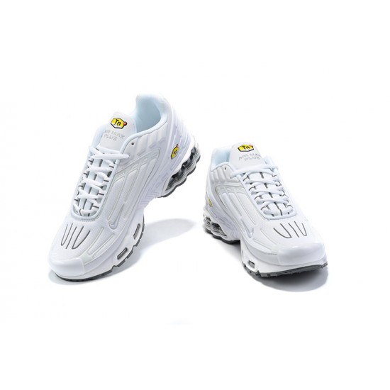 Hombre Nike Air Max Plus 3 Blanco CD6871-100 Zapatillas De Deporte