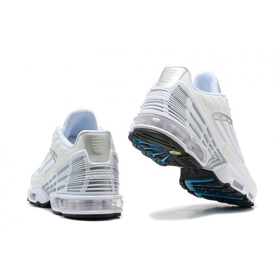 Hombre Nike Air Max Plus 3 Blanco DR0140-100 Zapatillas De Deporte