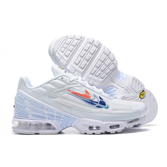 Hombre Nike Air Max Plus 3 Blanco FJ4225-100 Zapatillas De Deporte