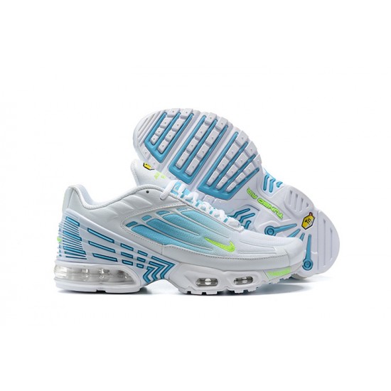 Mujer/Hombre Nike Air Max Plus 3 Blanco Azul DM2835-100 Zapatillas De Deporte