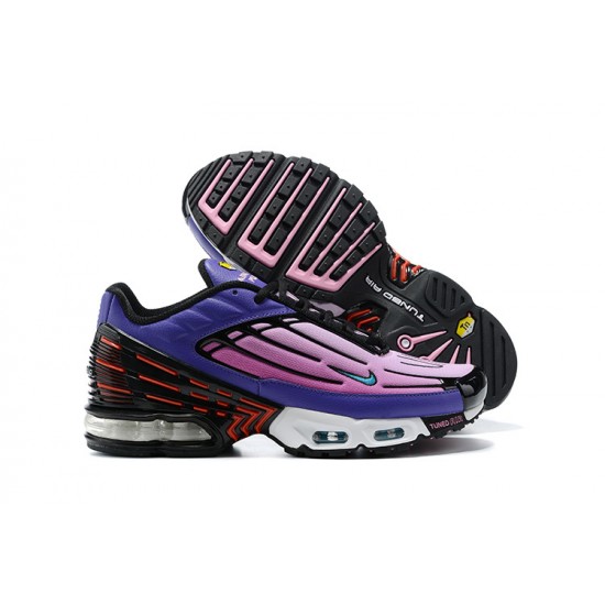 Mujer Nike Air Max Plus 3Púrpura Negro CD7005-005 Zapatillas De Deporte