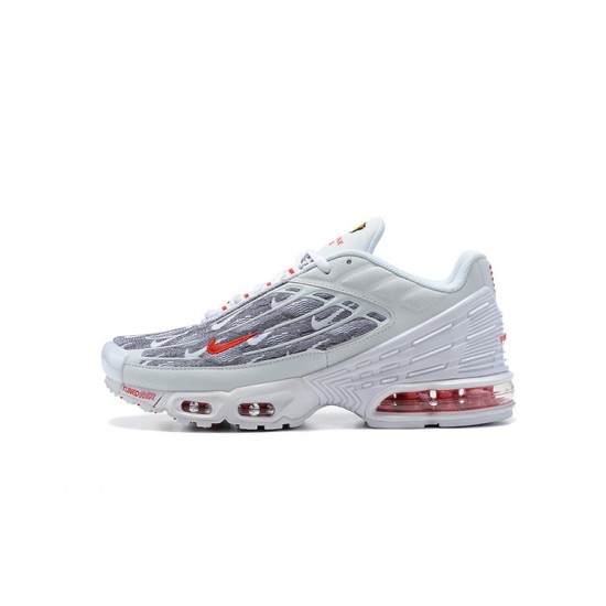 Mujer/Hombre Nike Air Max Plus 3 Blanco Gris DH4107-100 Zapatillas De Deporte