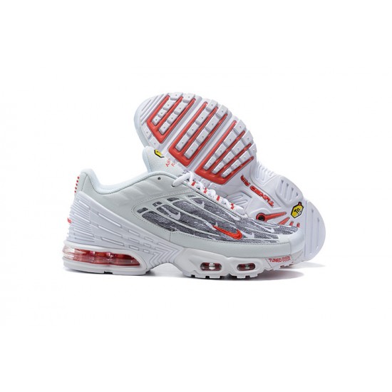 Mujer/Hombre Nike Air Max Plus 3 Blanco Gris DH4107-100 Zapatillas De Deporte