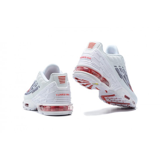 Mujer/Hombre Nike Air Max Plus 3 Blanco Gris DH4107-100 Zapatillas De Deporte