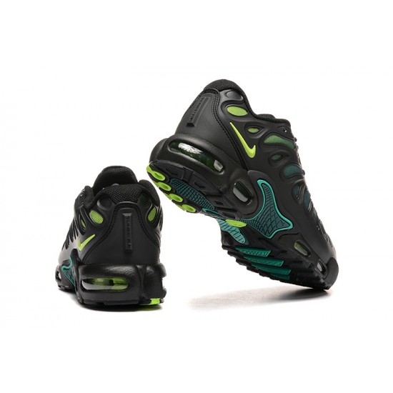 Hombre Nike Air Max Plus Drift Negro Verde FD4290-006 Zapatillas De Deporte