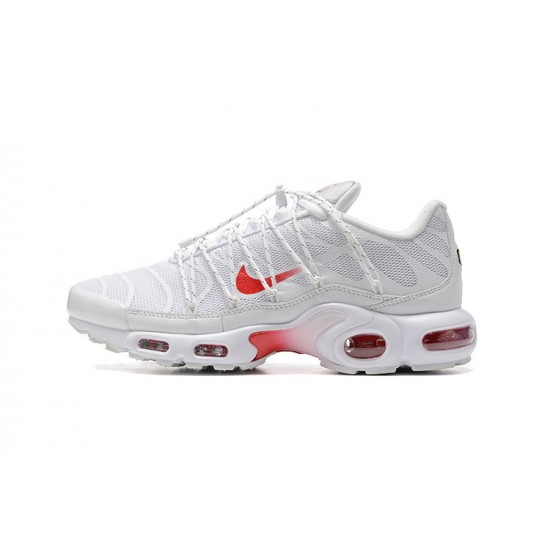 Hombre Nike Air Max Plus Utility Blanco Rojo FN3488-100 Zapatillas De Deporte