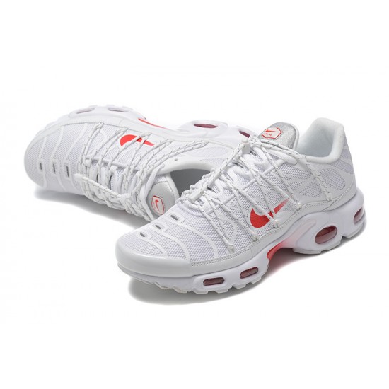 Hombre Nike Air Max Plus Utility Blanco Rojo FN3488-100 Zapatillas De Deporte