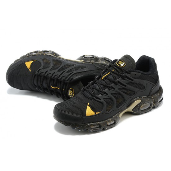 Hombre Nike Air Max Terrascape Plus Negro Amarillo Zapatillas De Deporte