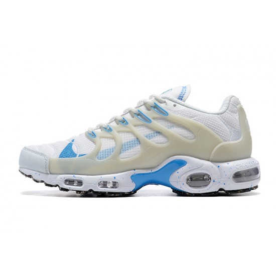 Hombre Nike Air Max Terrascape Plus Blanco Azul DQ3977-101 Zapatillas De Deporte