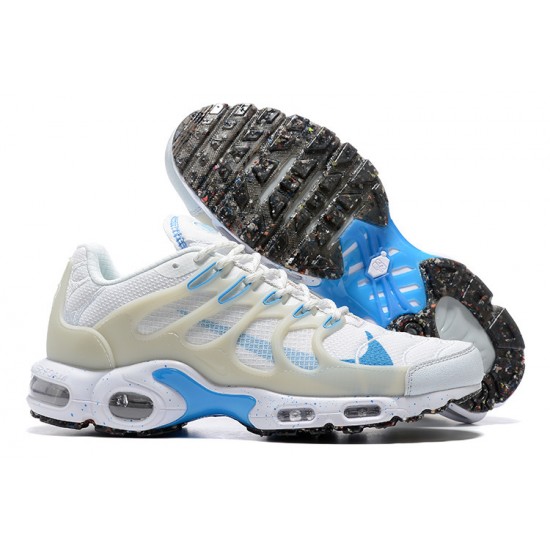 Hombre Nike Air Max Terrascape Plus Blanco Azul DQ3977-101 Zapatillas De Deporte