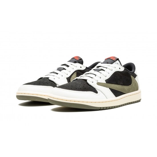 Nike Air Jordan 1 Low Mujer Travis Scott - Olive DZ4137-106 Zapatos